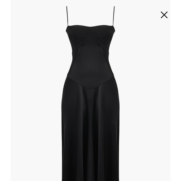 House of CB Dresses & Skirts - House of CB Anabella Lace Up Satin Dress